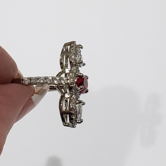 Sapphire gemstone, 925 silver ring - Picture 3 of 13